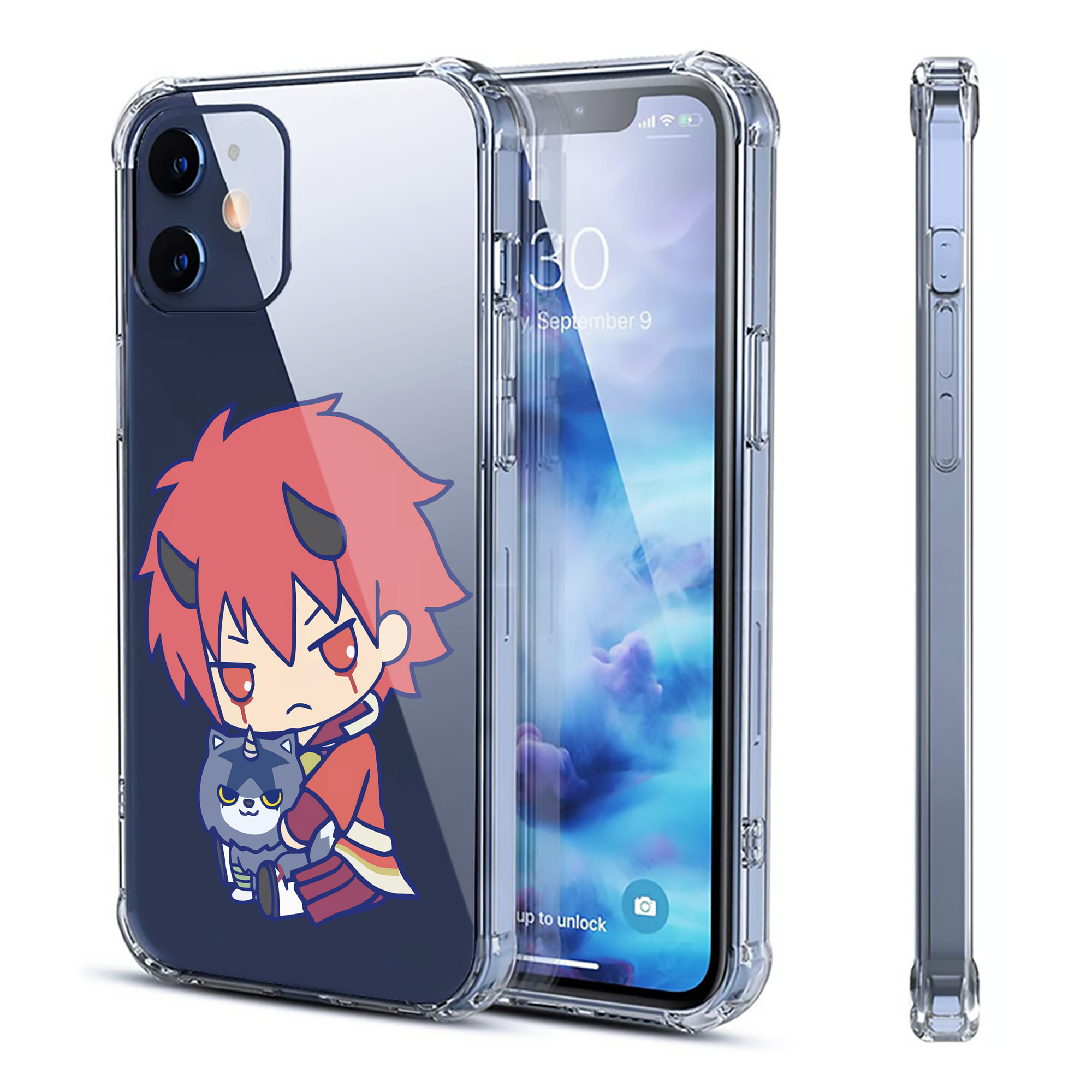 （画像用） 転スラ Regarding Reincarnated to Slime 【iPhone 12シリーズ対応】透明スマホケース（クリアソフトケース）
